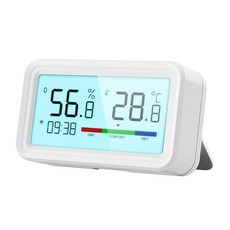 DC 5V Tuya 온습도계 무선 WiFi 온도계 습도계 센서 지원 Alexa Google, 2.White, 1개