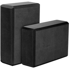 고밀도 폼 요가 블록 운동 브릭 친환경 경량 팩, 4.Black, 1개