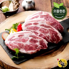 [으뜸한돈] 국내산 한돈 냉장 목살 1kg (숯불용), 1개