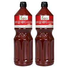 바로소스 오리/닭/돼지 고추장 양념장 2.1kg 볶음 주물럭 삼겹살 매콤 불고기 제육, 1개