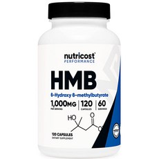 HMB 1 000mg 120캡슐 1병, 120정, 1개