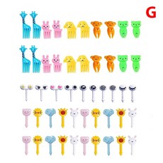 대갑 만화 과일 포크 샌드위치 스틱 트위스트 파티 뷔페 디저트, 2.1 SET, 1개