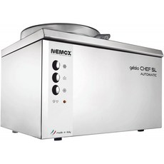 NEMOX 36790 셰프 5L 젤라토-아이스 크림 머신 2.5쿼트 용기 용량 스테인리스 스틸 브러시 마감: 어플라이언스, 단일옵션