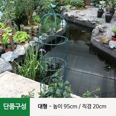 넝쿨 식물 지지대 오벨리스크 장미 시렁 지주대 [오디가 ODIGA], 초록색(Green), 단품구성(대형)