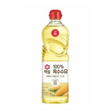 CJ 백설 옥수수유, 900ml, 14개