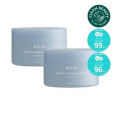 아비브 수분초 히알루론 크림 하이드레이팅 팟 80ml 1+1 기획, 1세트