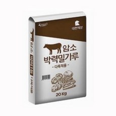 대한제분 암소 박력밀가루, 20kg, 1개