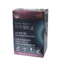 대우제약 아레즈에프 60캡슐 1박스 1개월분 빌베리 루테인, 1개, 60정