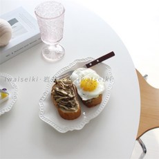 야나칸 빈티지 디쉬 디저트 앞접시 앤티크 그릇 다이닝 브런치카페 카페테리아, D
