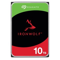 [SEAGATE] IRONWOLF HDD 10TB ST10000VN000 멀티팩 (3.5HDD/ SATA3/ 7200rpm/ 256MB/ PMR) [단일], 시게이트 - 씨게이트ironwolf7200rpm256mb