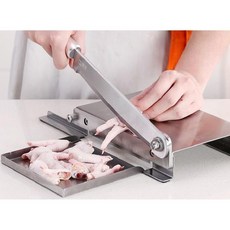 수동 골절기 육절기 고기 뼈 절단기 작두 업소용 정육점 정육 커팅기 갈비 닭 자르는 육가공, 60 이상, A