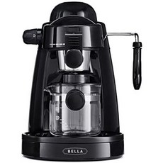 [아마존베스트]BELLA (13683) Personal Espresso Maker with Steam Wand Glass Decanter Permanent Filt, 상세 설명 참조0