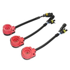 D2 D2S 와이어 플러그 케이블 커넥터 D2S 소켓 베이스 어댑터 D2R D2C HID 와이어링 하네스 AMP 어댑터 컨버터 2 개, 1개