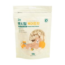 펫시밀 북어트릿 40g 동결건조 강아지 고양이 간식, 북어, 1개 - 펫시밀