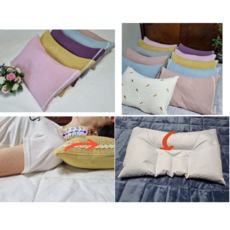 국내경추 코골이 잠잘오는 푹잠 c커브 경추 베개, 회색, 기본(무늬없음), 1개