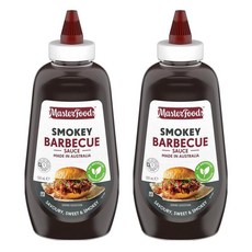 Masterfoods Barbecue Sauce Smokey 마스터푸드 바비큐 소스 스모키 500ml 2팩