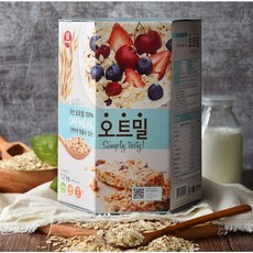 미이랑 간편하게 먹을 수 있는 100% 국산 오트밀, 1.2kg, 1개