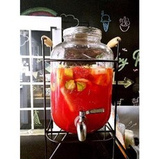 맥주피쳐 수입맥주잔 소맥타워 홈파티 폭탄주 제조기 혼술머신 집들이선물 빈티지 무연유리, 01 4리터+비닐헤드