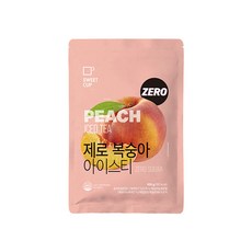 스위트컵 제로 복숭아 아이스티 파우더 500g 제로슈가, 1개, 1개입