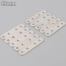 10P 일자형 라운드 다목적 평철 다목적평철 일자형평철 꺽쇠 보강철물 코너철 연결철물 DIY꺽쇠, 【상품선택】