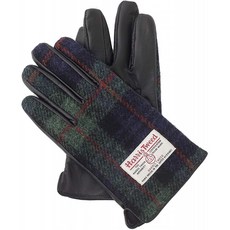 【해리스 트위드] HARRIS TWEED 남성 스마트 폰 대응 장갑 가죽 AY-15AWGL-002 (그린)