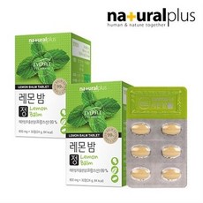 내츄럴플러스 에버핏 레몬밤 800mg 30정 2박스