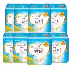 금비 성인용기저귀 프리미엄 와이드매직 대형 10매x8팩, 10매, 8팩