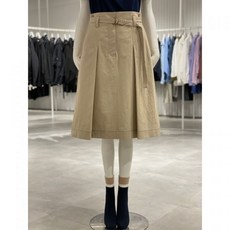 스튜디오톰보이 프론트 턱 벨티드 스커트 (9103232321) (594780 )