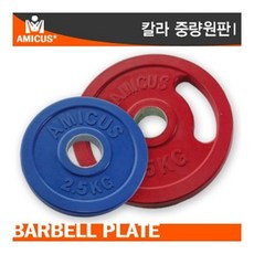 아미쿠스 - 칼라중량 바벨원판 1.25KG/홀지름 Ø50, 아미쿠스 칼라중량 바벨원판 1.25KG