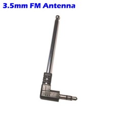 FM 라디오 안테나 3.5mm 포트 4 섹션 텔레스코픽 공중 방향 자동차 휴대 전화 Mp3 블루투스 맥스 수신기, 01 1 piece - 안테나