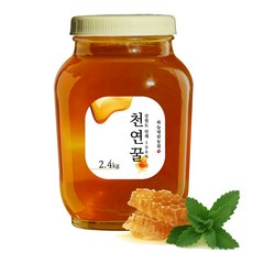 국산꿀 강원도 천연벌꿀 때죽나무꿀 때죽꿀 2.4kg, 단품