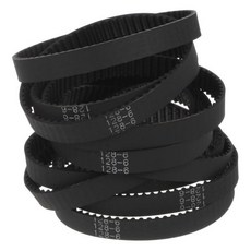 Uxcell 10pcs 2GT 타이밍 벨트 폐쇄 루프 고무 110 6 6mm 너비 x 110mm 길이 3D 프린터 780055, 128-2GT-6