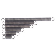 익스텐션 장력 용수철 스프링 스틸 후크 확장 와이어 직경 1.0mm 1PC, [06] 1.0x8x50mm, 1개