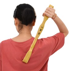 휴대용효자손 전통 대나무 효자손 지압 등긁개 개별포장, 본상품