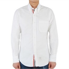 Thom Browne 톰브라운 옥스포드 히든 삼선 라이닝 MWL010E 00139 100 남성 셔츠