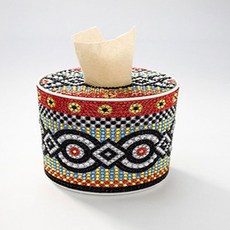 보석십자수휴지케이스