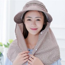 자외선차단챙모자