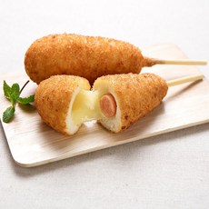 (미가) 모짜렐라 치즈 찰 핫도그 10개입(800g) 냉동식품, 800g, 1봉