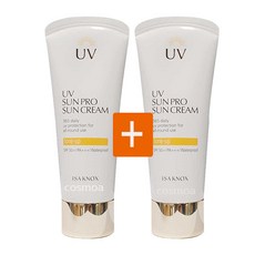 이자녹스 UV 선 프로 365 데일리 커버 선 듀오 세트 SPF 50+ PA+++, 70ml, 1세트