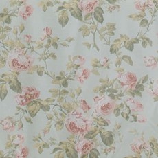 Laura Ashley - 킹 이불 커버 세트 양면 면 침구 세트 보너스 유로 샴 및 장식용 베개 커버가 있는 매칭 샴 포함 (브램블 플로럴 그린 킹), 매들린 블루
