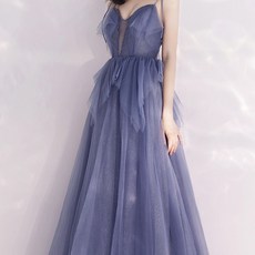 쁘띠 블루 헤라 테일 이브닝 드레스 연회복 무대의상 파티의상 연주복 무대복 시상식 드레스 하객 드레스 촬영의상 XS S M L XL 2XL 3XL 소형 부터 대형까지