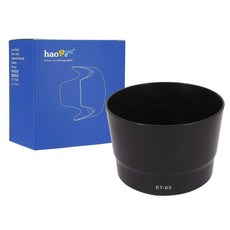 Haoge Bayonet Lens Hood Compatible with Canon EF-S Haoge Bayonet 렌즈 후드는 Canon EF-S EFS 55-250mm f/4-, 1개
