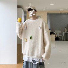 역철 STUDIOS 페이크 과립 융단 애니메이션 브로치 DIY 커플룩 램스울