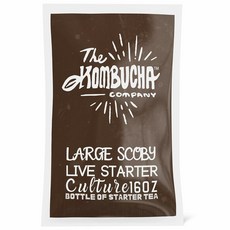 The Kombucha Company Large Scoby 더콤부차컴퍼니 라지 스코비 16oz(453g), 개