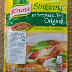 Knorr Sinigang Sampalok Mix Original 크노르 시니강 삼팔록 믹스 오리지날, 40g, 1개