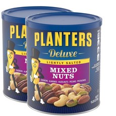 Planters 플랜터스 디럭스 라이틀리 솔티드 믹스 넛 432g 2팩 Mixed Nuts, 2개