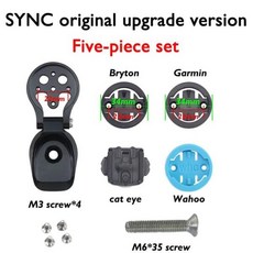  Syncros-자전거 액세서리 모든 가민 모델에 적합 조절 가능한 상단 커버 프레이저 IC 자전거 통합 핸들, 01 Mount 