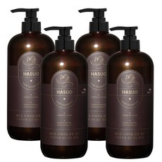 꽃을든남자 하수오 프리미엄 한방 샴푸 1000ml, 1L, 4개