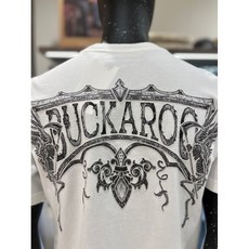 버커루 [BUCKAROO 노세일상품 단독특가] [PREMIUM] 2024 NEW VER. 즉시출고 고퀄리티 3컬러 크롬하츠 ST. 빅윙 전판 범벅 + 뒷백판 스컬 타투반팔티셔츠3