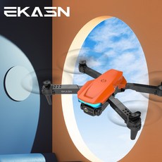[한정 50% 할인/무료 AS/무료배송]EKASN 4K 카메라 GPS 접이식 미니드론 한글 설명서+저소음 프로펠러*4+배터리+수납백 증정 K3 미니 드론, 오랜지